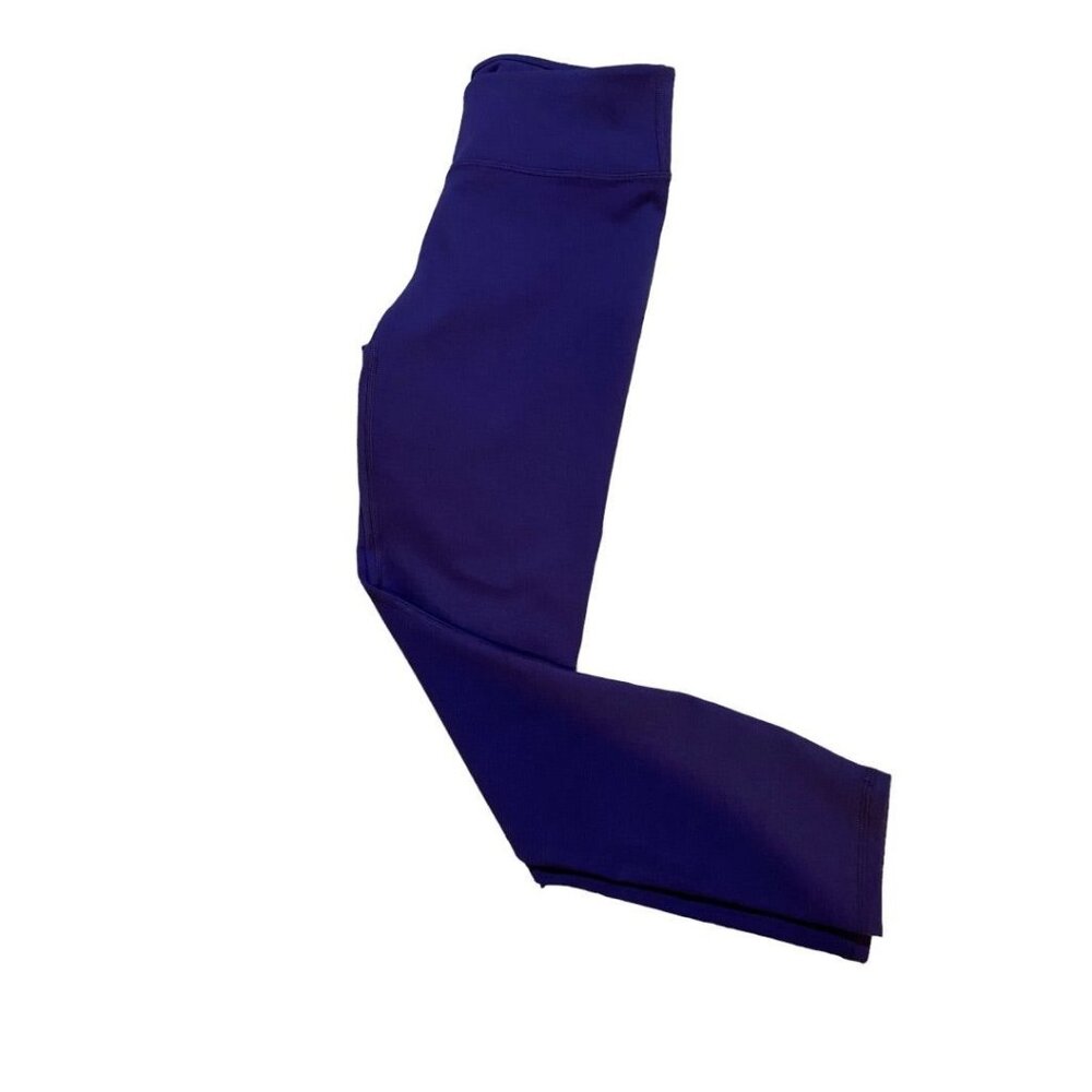 XS Fabletics Dark Blue Activewear Crop Leggings Womens 21" Inseam